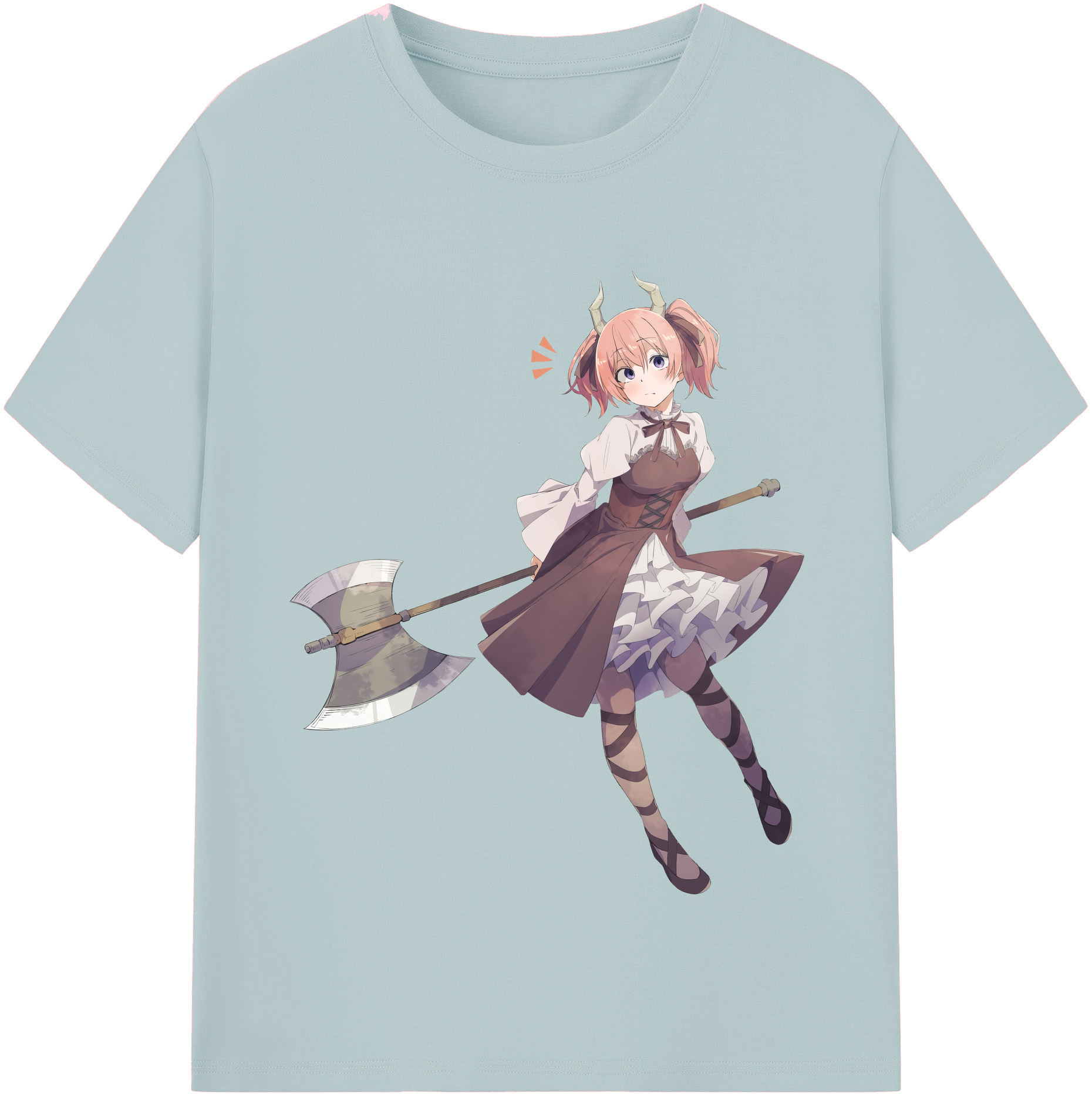 （画像用） 葬送のフリーレン Frieren 綿100％半袖Tシャツ（フロントプリント）